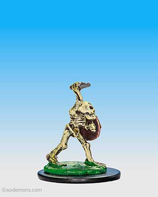 FTS12 Halfling Skeleton with Dagger and Shield
