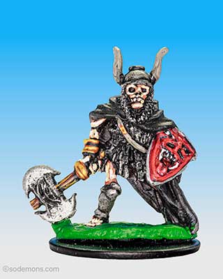 FTS25 Skeleton Champion with Haunted Axe and Laughing Shield