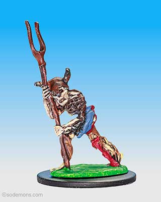 FTS8 Skeleton advancing with Pitchfork