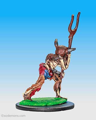 FTS8 Skeleton advancing with Pitchfork