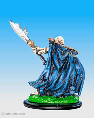 Skeleton with Glaive & Cloak