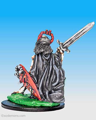 Skeleton with Sword, Shield & Cloak *