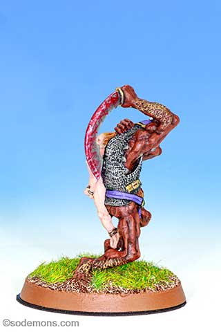 FTT4 Troll in Chainmail with Scimitar