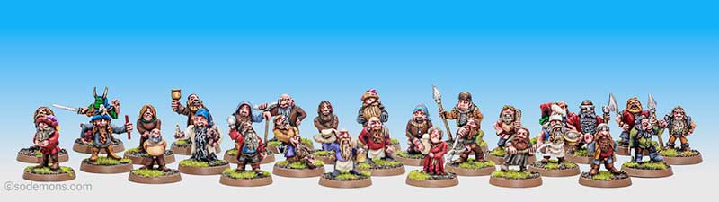 D7 / D6 / 0309 Dwarf Villagers