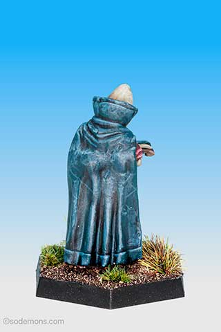 Wizard in Hat Reading Spell Book