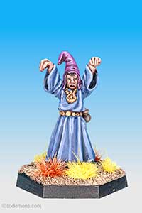 Young Wizard Casting Spell