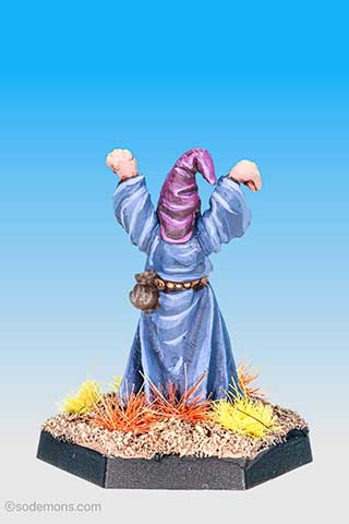 Young Wizard Casting Spell