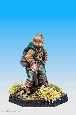 Young Wizard with Wand