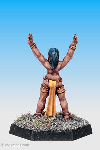 Amazon High Priestess casting Spell (C03C1-3)